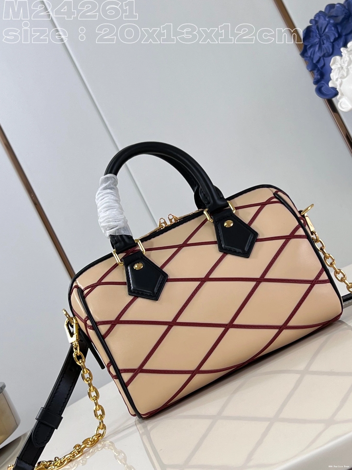 Aaa replica bags VUITTON SPEEDY LOUIS BANDOULIÈRE 20 0824